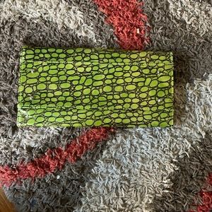 Miche green snake skin Wallet